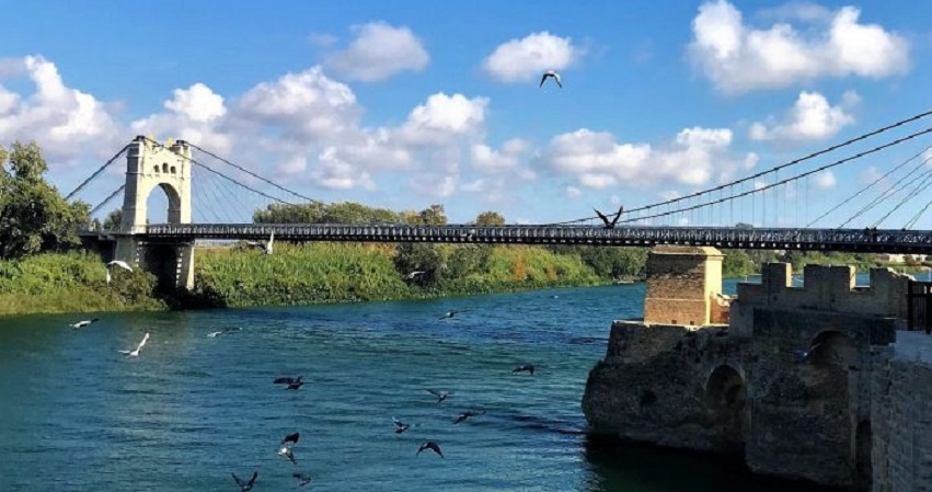 Puente Colgante De Amposta